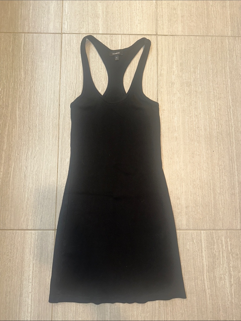 Express Black Racerback Tank Dress